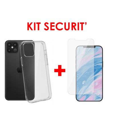 KIT SECURIT' compatible iPhone 12 PRO MAX 6.7