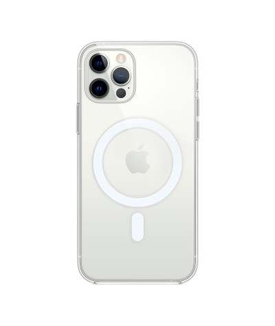COQUE SILICONE TRANSPARENTE MAGSAFE iPhone 12 Pro Max