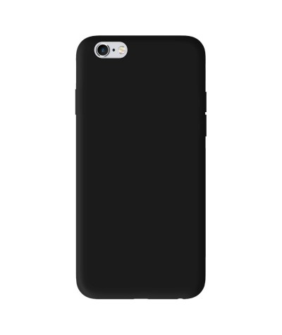 Coque en silicone noir iPhone 6 Plus