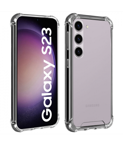 Coque en silicone transparent Samsung Galaxy S23